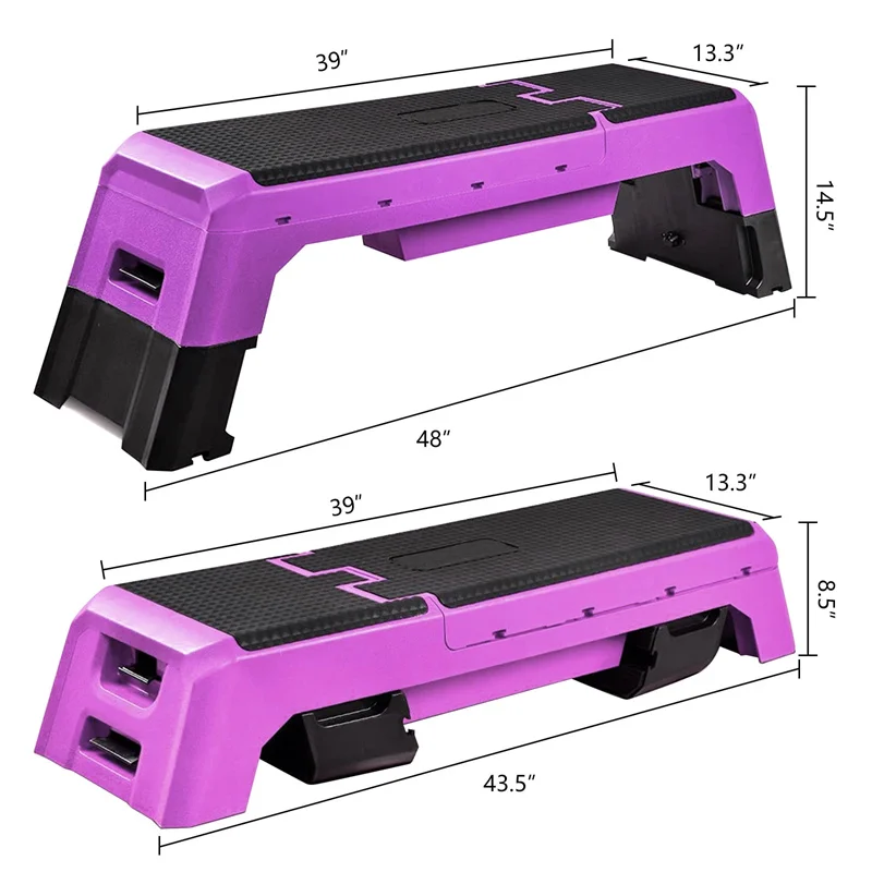 Platform Exercise Stretching Home Gym Workout Fitness Step Weight Bench
