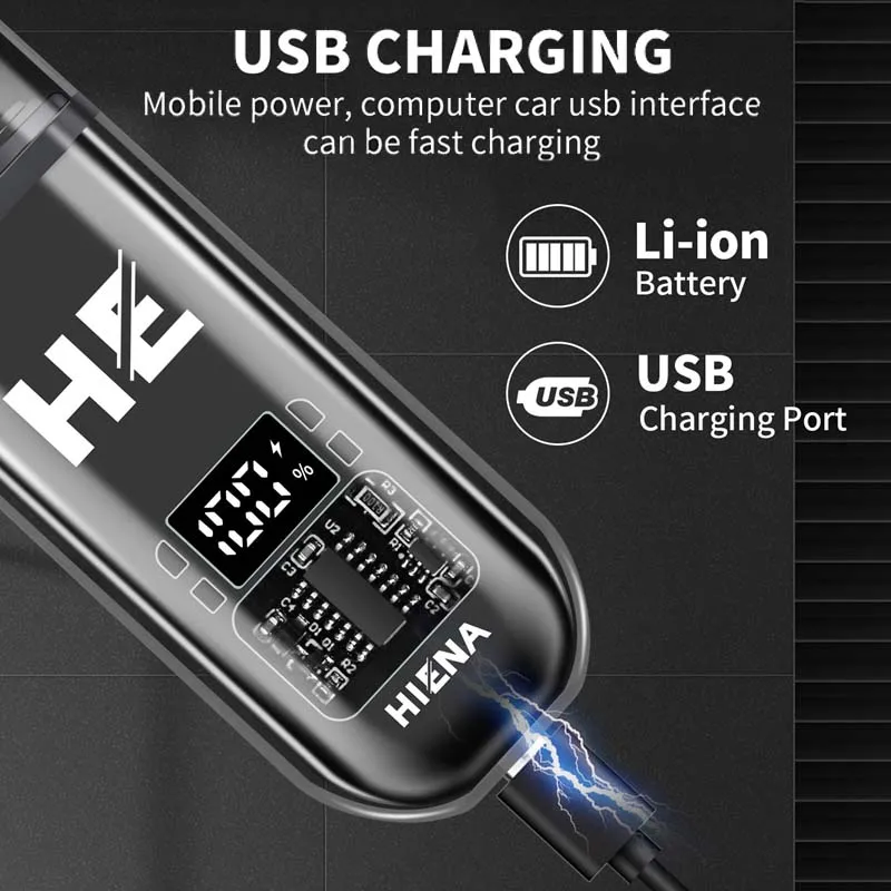 Xiaomi Electric Nose Hair Trimmer Waterproof Portable Type-C Rechargeable 360° Rotating Head Beard Eyebrow Multifunction Trimmer 3