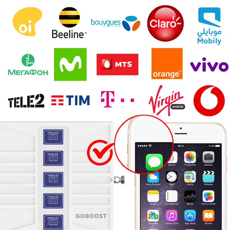 Рисунок 3 - 5-полосный сотовый усилитель GOBOOST