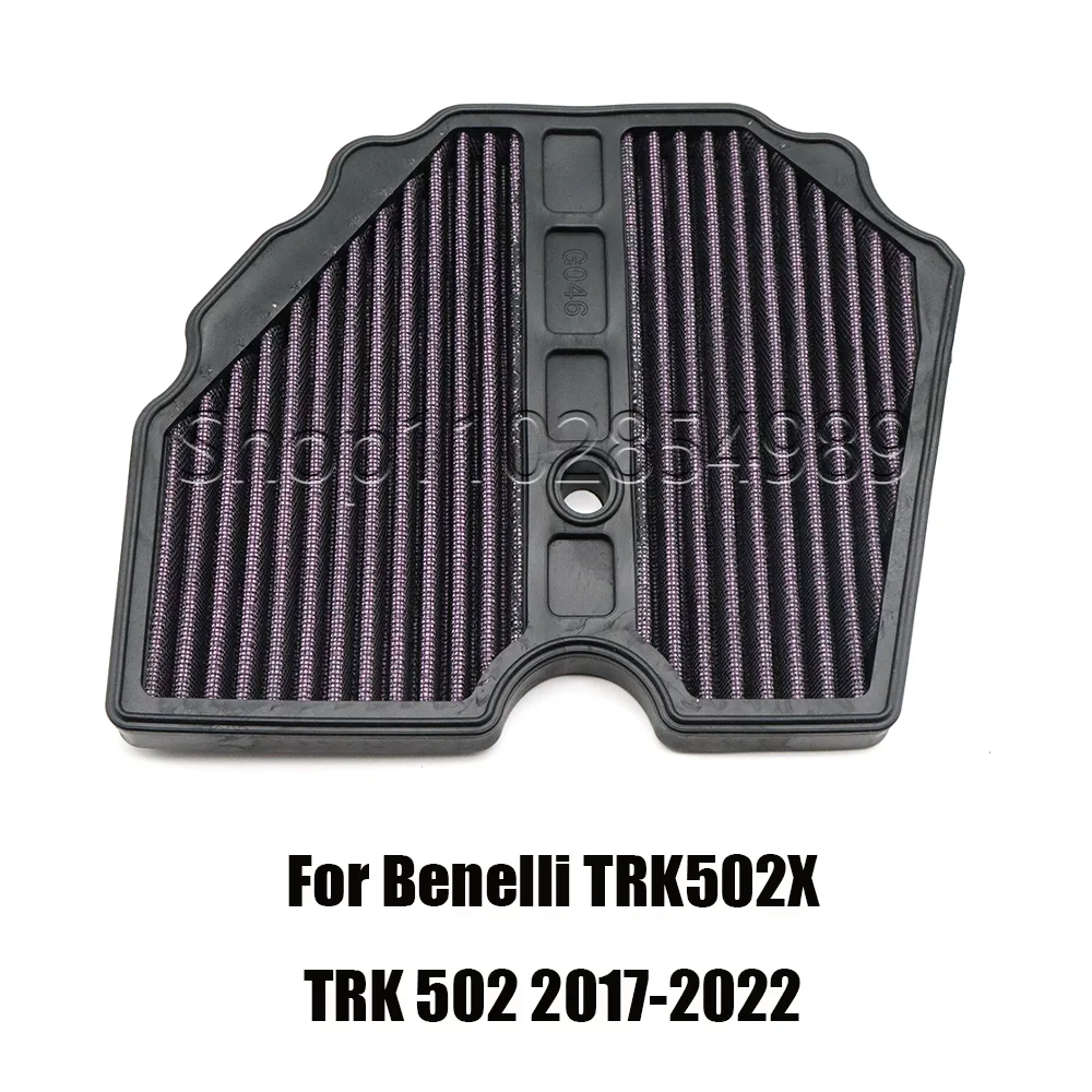 Per Benelli TRK502 TRK502X TRK 502 2017 2018 2019 2020 2021 2022 Moto Filtro Aria Flusso Elemento Motore