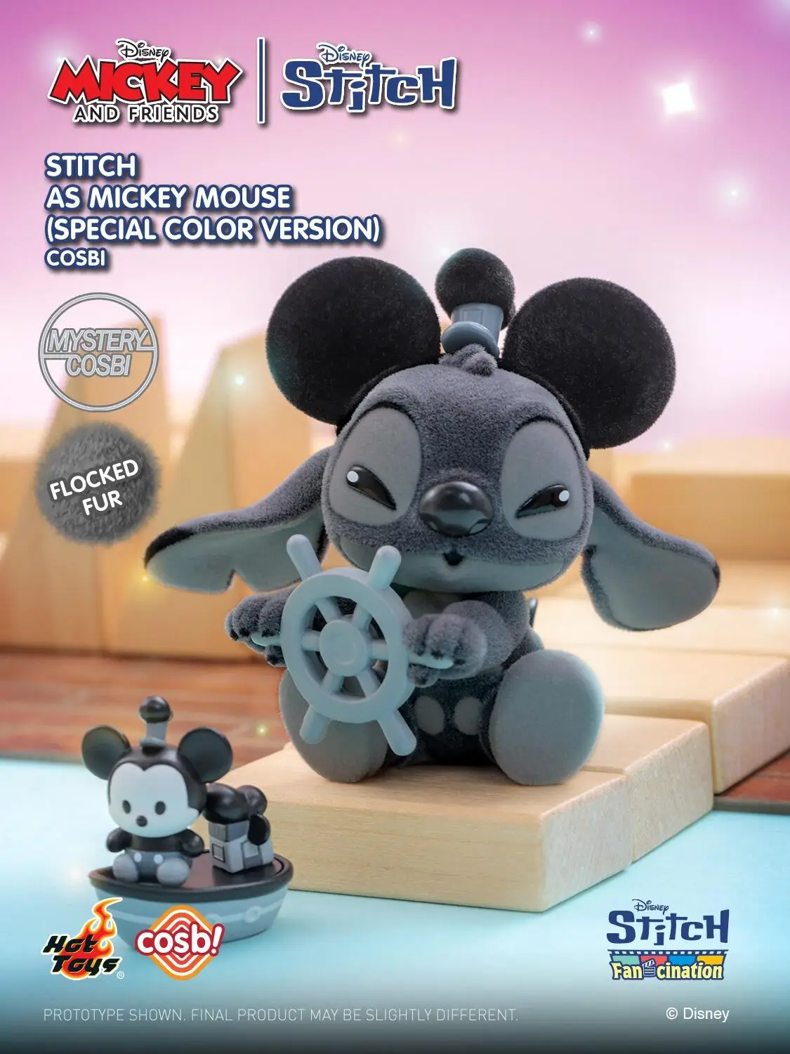 Hot Toys Stitch Mickey And Friends Cosbi Collection Blind Box