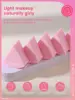 50PCS Fan Shaped Makeup Puff  Makeup Sponge,Suitable for  Powder Concealer, makeup applicator  Powder Puff  Beauty tools 6