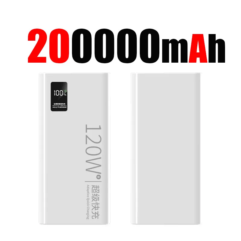 White 200000mAh