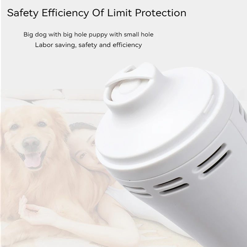Electric Dog Nail Clippers for Dog Nail Grinders Rechargeable USB Charging Pet Quiet Cat Paws Nail Grooming Supplies 5
