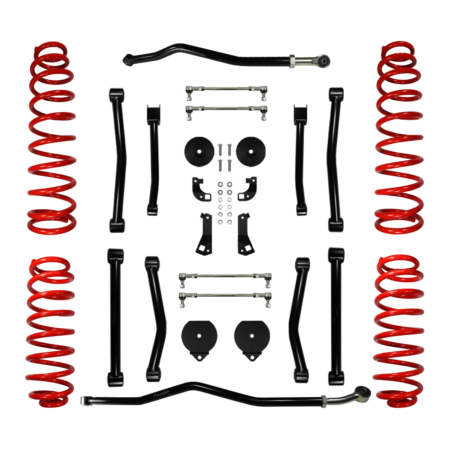

4x4 Offroad 2.5" Lift Coil Spring Suspension Kit For 2007-2018 Jeep Wrangler JK Control Short Arm Front Rear Track Bar Sway Lin
