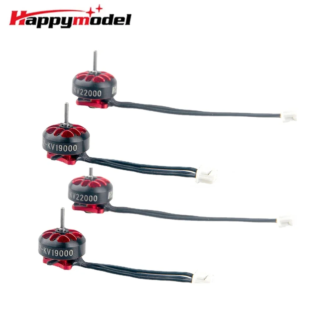 Happymodel EX0802 KV14000 KV19000 / KV25000 1-2S бесщеточный двигатель 1 мм цельный дизайн колокольчика для гоночного дрона RC Moblite6 7 FPV