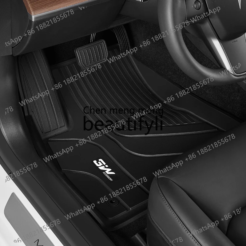 3W 풀 TPE 바닥 매트는 모델 3 모델 Y S X의 새로운 버전에 적합한 특수 대형 세트입니다.