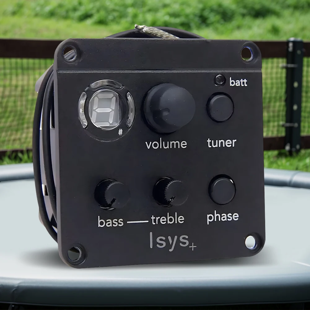 Acoustic Guitar Pickup Acoustic Guitar Preamp Classic Acoustic Guitar EQ Tuner Piezo Pickup Onboard Preamps for Fishman ISYS+