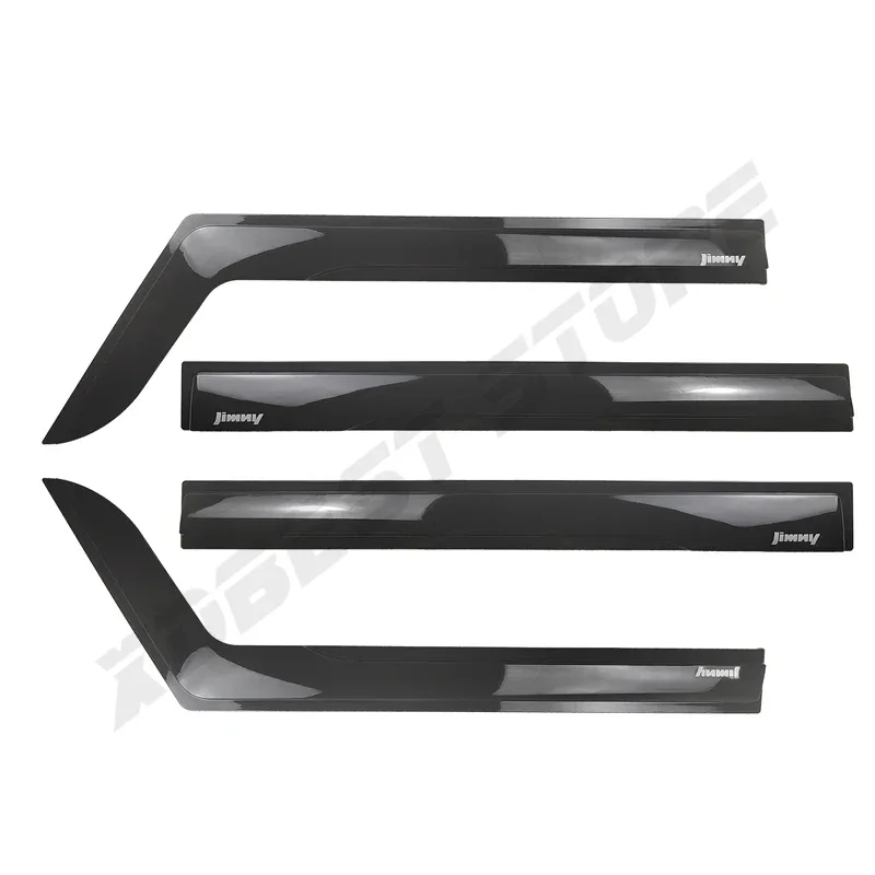 Jimny Window Visor Sun Rain Deflector Windows Rain Guard Weathershield For Suzuki New Jimny 5 Door JC74 XL