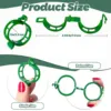 Plant Support Clips - Tomato Clips for String Trellis, Grape Vine Clips for Garden Climbing Plants Bundled Buckle Ring 5