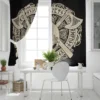 Viking Pattern Window Curtain For Living Room Bedroom Luxury Home Kitchen Decor Items Curtains 4