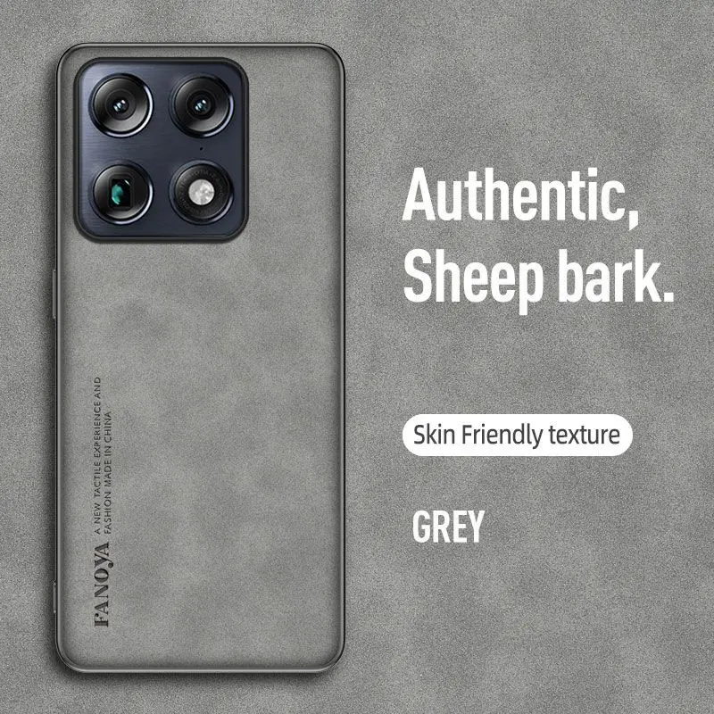 Premium Sheepskin PU Leather Full Camera Protector Case with TPU Anti-Drop Cover