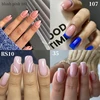 MSHARE Milky Pink Rubber Base Gel Glitter Camouflage Color Coat Soak Off Nails Gels Varnish Lacquer 10ml UV LED Gel Polish 6