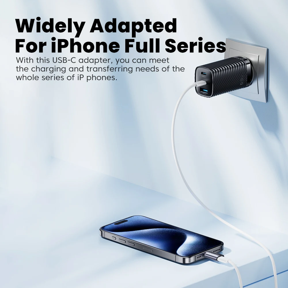 투키 5개입 타입 C 어댑터 PD 60W 고속 충전 USB C 남성에서 아이폰 여성 변환기 아이폰 17 16 15 프로 맥스 노트북 데이터 전송용