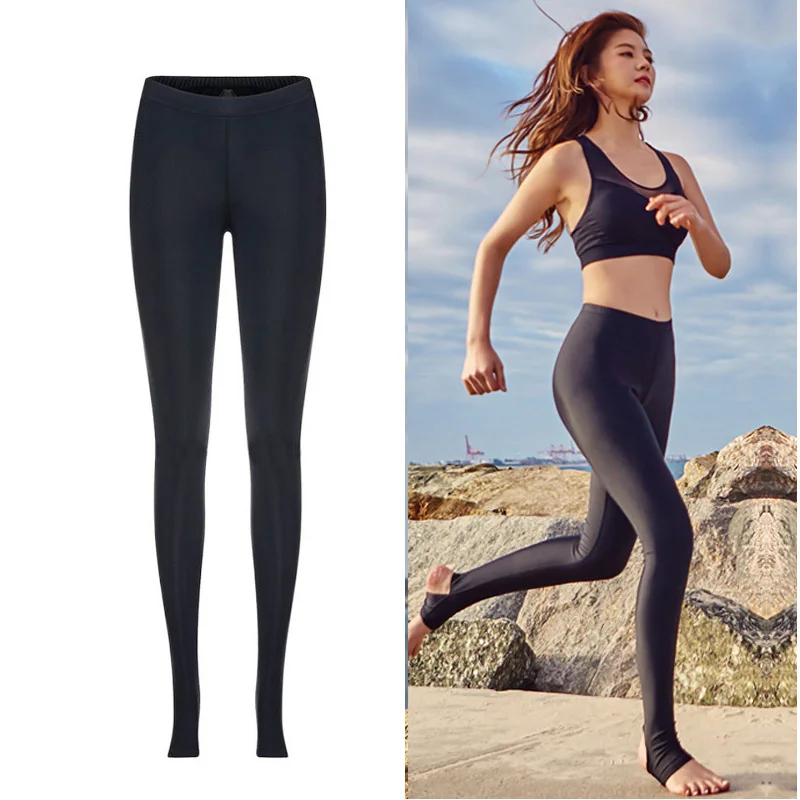 Swim Pants for Women High Waisted Swim Leggings Swimming Tights Sun Protection Rash Guard Water Bottoms