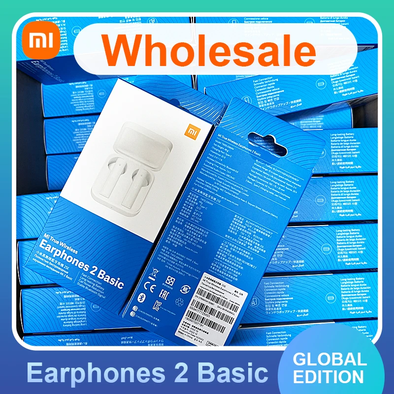 

3/6/10 Pcs Xiaomi Mi True Wireless Earphones 2 Basic TWS Bluetooth Earphone Music Headset Sport Headphones Air 2 SE Global