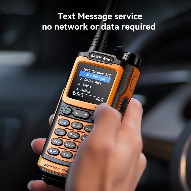 New Baofeng AD-20 Walkie Talkie AM/FM 1024CH Analog/Digital Wireless Copy Frequency Text Message Digital Encryption Record Radio 5