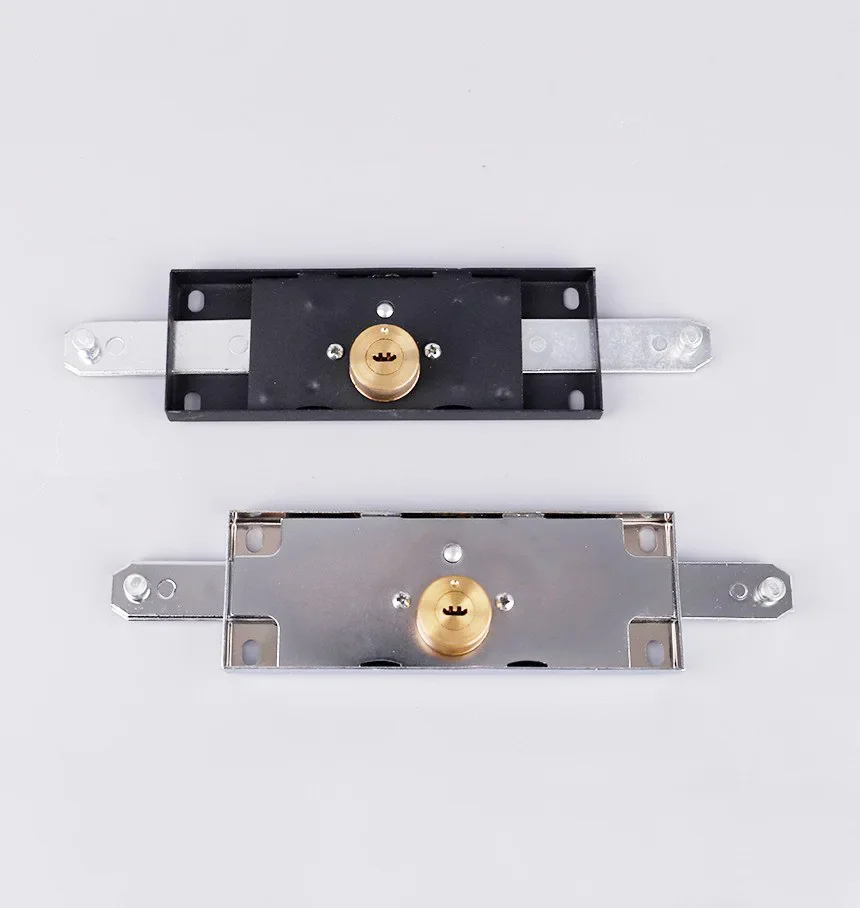 Rolling Security Door Lock Roll Gate Anti-theft Locks with Key Install Middle or Bottom Garage Gate Hardware Locks  Hardware