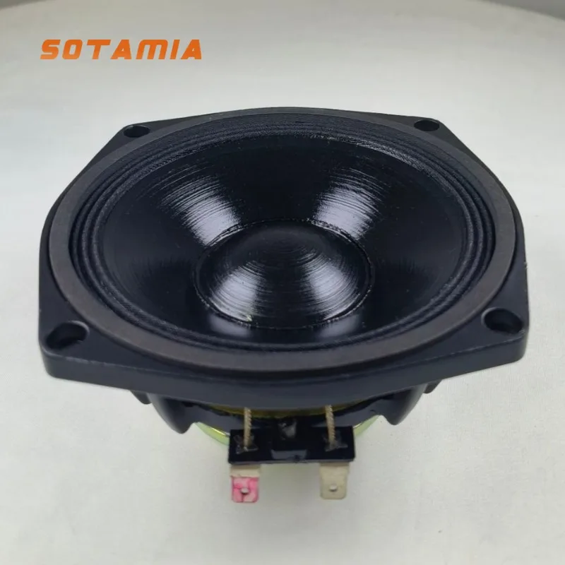 SOTAMIA 1Pcs 120W 5 인치 미드레인지 스피커 오디오 8 옴 38 코어 알루미늄 프레임 HIFI 음악 라우드 스피커 천 가장자리 책장 스피커