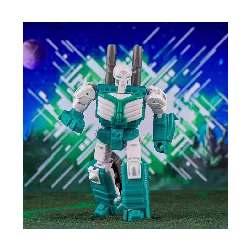 Hasbro Transformers Buzzworthy Bumblebee - Multipack Costruisci Truppa Con 4 Action Figure (Decepticon, Quintesson, Autotrooper) - 3