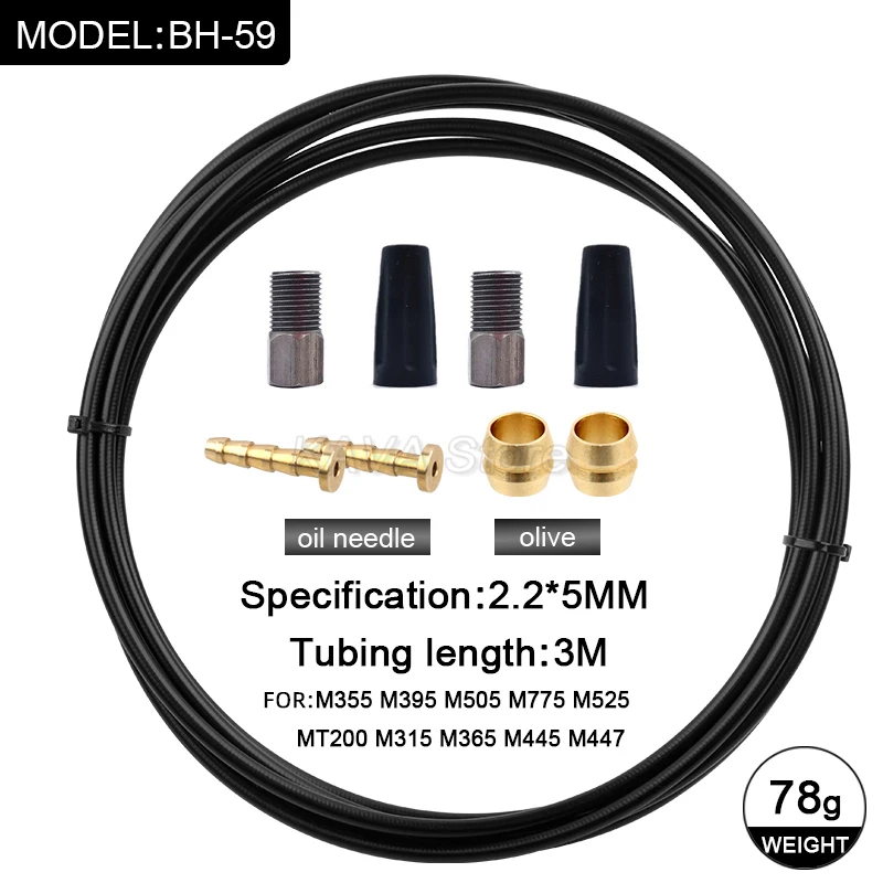 Kit Câbles De Frein & Dérailleur Vélo | Longueur Réglable | Pour VTT, Vélo De Route, Ville | Avec Accessoires