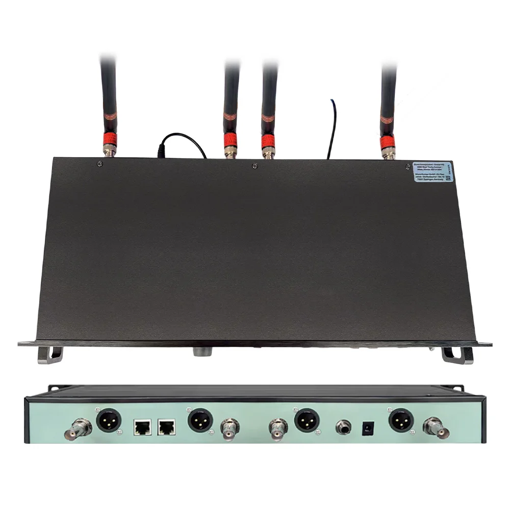 ULXD4Q ABTE 87A 무선 마이크 디지털 4채널 프로 24비트 620-690MHz 라이브 공연 스튜디오 녹음 회의