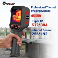 TOOLTOP ET693C 256*192 capteur infrarouge caméra thermique 1080P Visible 512x384 Super IR imageur thermique détection électrique automobile 1