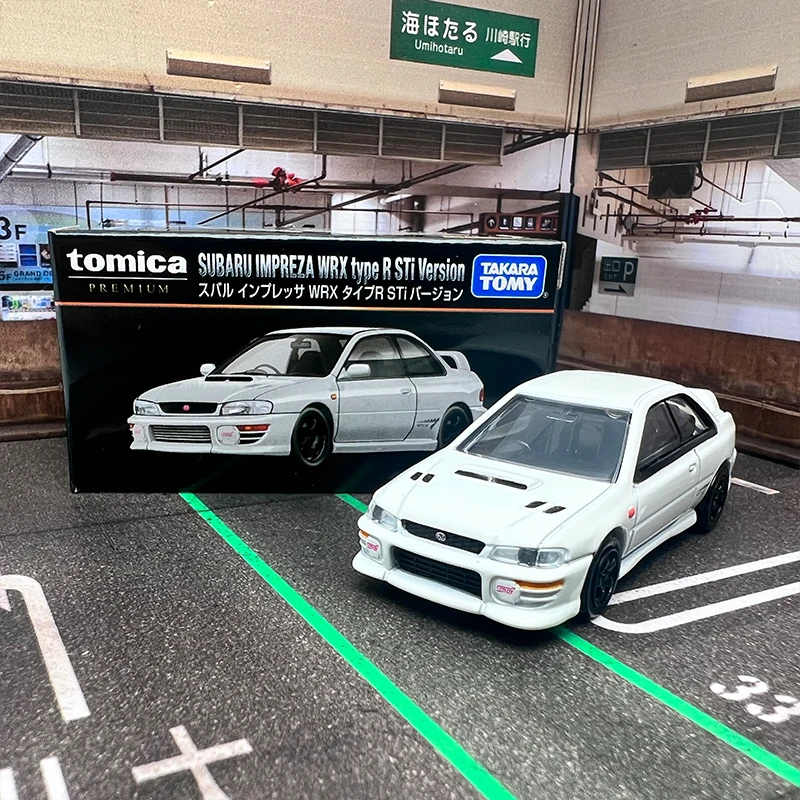 TAKARA TOMY SUBARU IMPREZA WRX TYPE R STI WERSION Children's Toys Small Car Model Collection Ornaments takara tomy tomica premium tp subaru impreza wrx type r scale car model replica collection kids xmas gift toys for boys toy