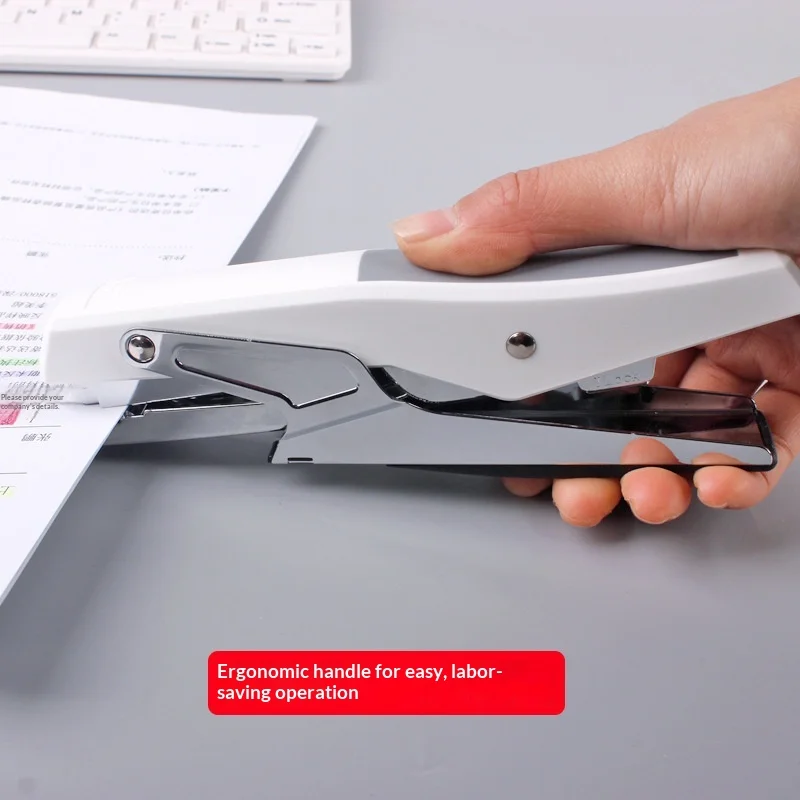 휴대용 스테이플러 노동절약형 12    표준 휴대용 핸드 그립 스테이플러 사무실 학교 가정용 수동 스테이플러 테이크 아웃 간식 봉투용