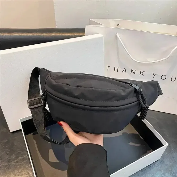 Half Moon Women's Chest Bag New Oxford Cloth Large Capacity Crossbody Bag Multifunctional Waterproof Waist Bags Travel Belt Bag 9