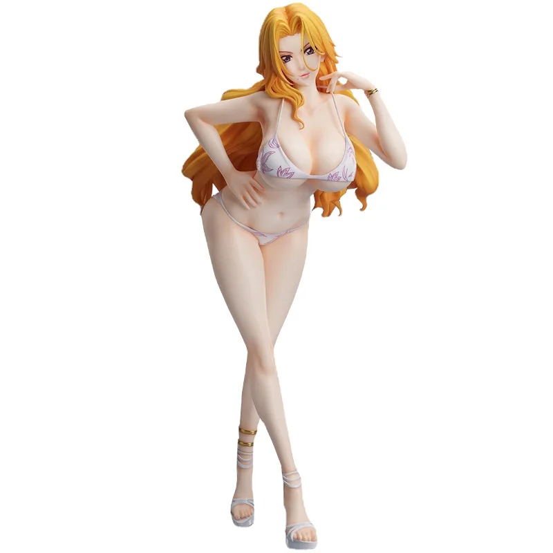 

In Stock Original 1/4 MegaHouse FREEing B-style Matsumoto Rangiku Swimsuit Ver BLEACH 39CM Collection Action Figure Toys Gifts