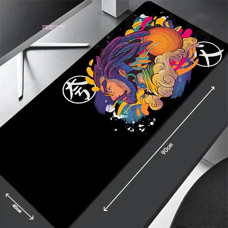 

Chinese Mythology Gamer Mousepad Beast Mouse Pad Large Mouse Mat Natural Rubber Desk Rug PC Desk Mats Design Mousepads 100x50cm