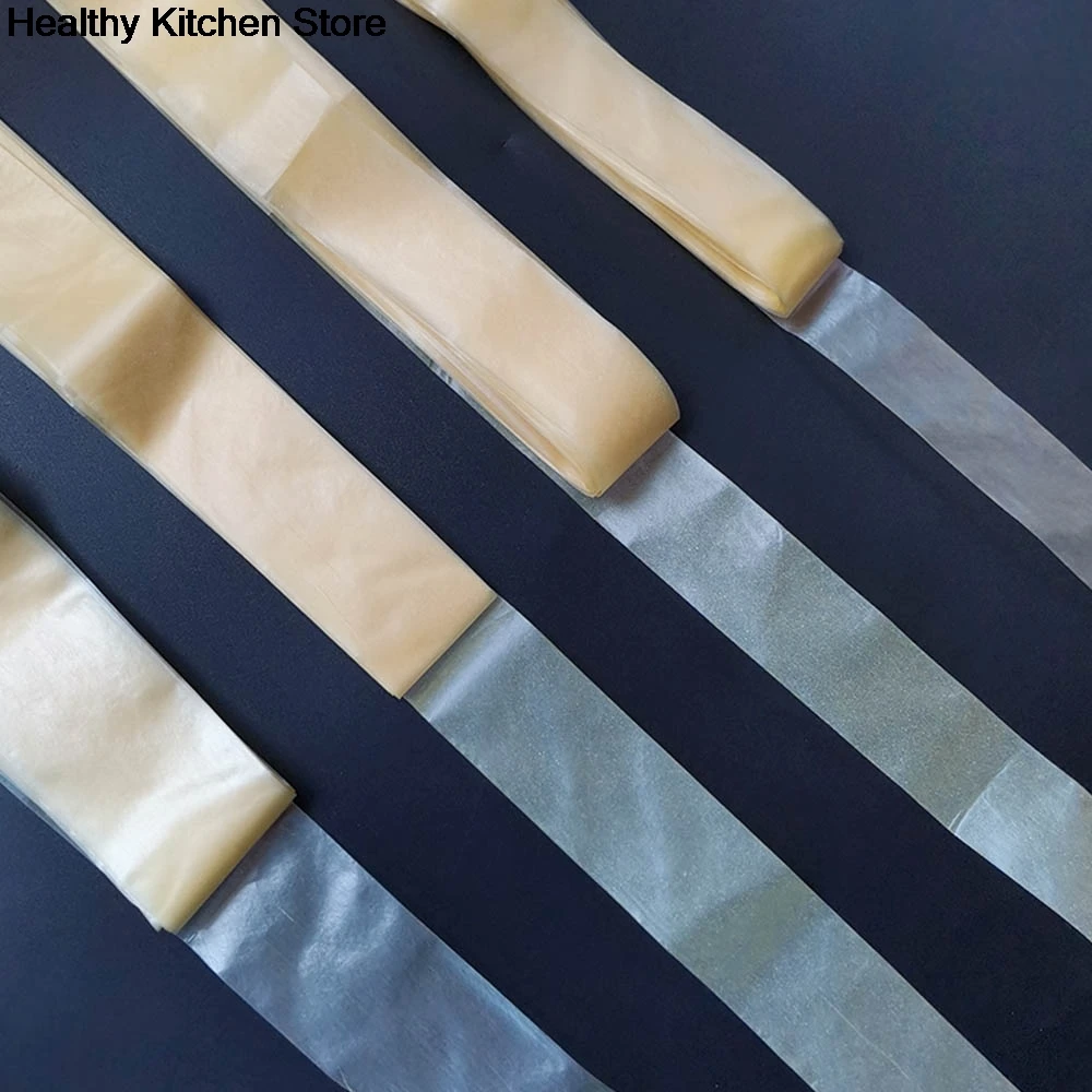 Hala Sausage Casing Sausage Packing Tools 3/5Meters 21/25mm Meat Filling Tools Fresh Keep Bags Ham Maker Kitchen sausage stuffer packing tools