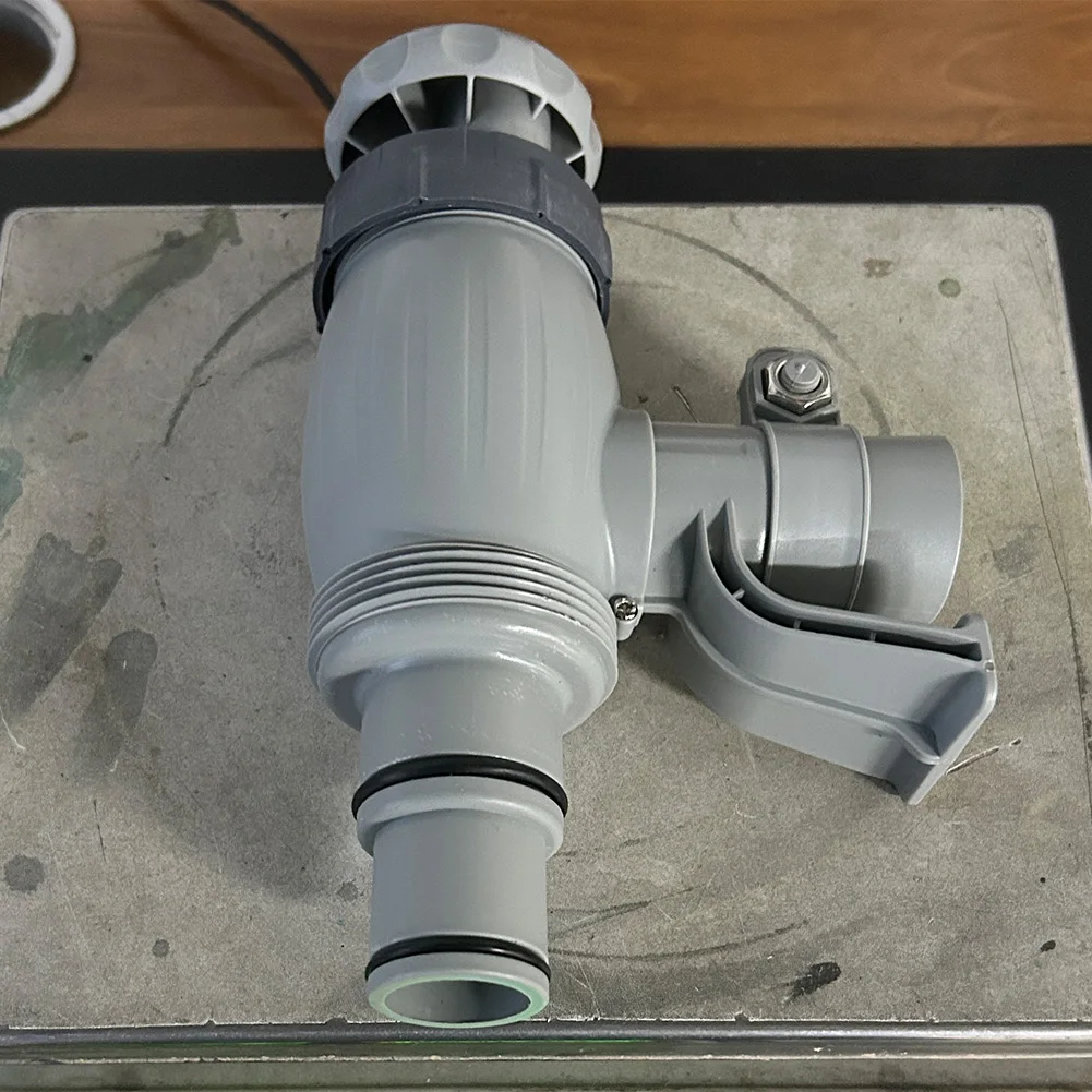 Above Ground Swimming Pool Hose Adapter with On-Off Valve Plunger Valve Pool Pipe Holder And Plunger Valve For Above Ground Pool