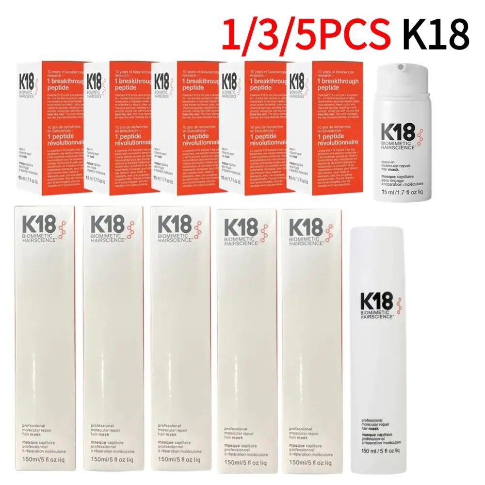 K18 Leave-In Molecular Repair Hair 15ml/150ml Professional Leave-in hair mask hair shampoo hair growth oil hair oil hair essence oil hair vitamin capsule hair protection spray hair oil mist hair color restorer hair conditioner