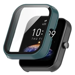Amazfit Bip 3 Pro Smartwatch Protective Screen Cover and Bumper Shell for Amazfit Bip 3 (Pine Gr)