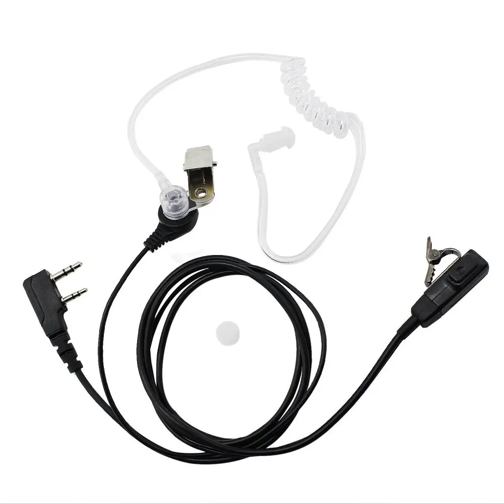 

2-Pin Covert Acoustic Tube Earpiece Headset for Kenwood Puxing Wouxun Baofeng Two Way Radio 2pin