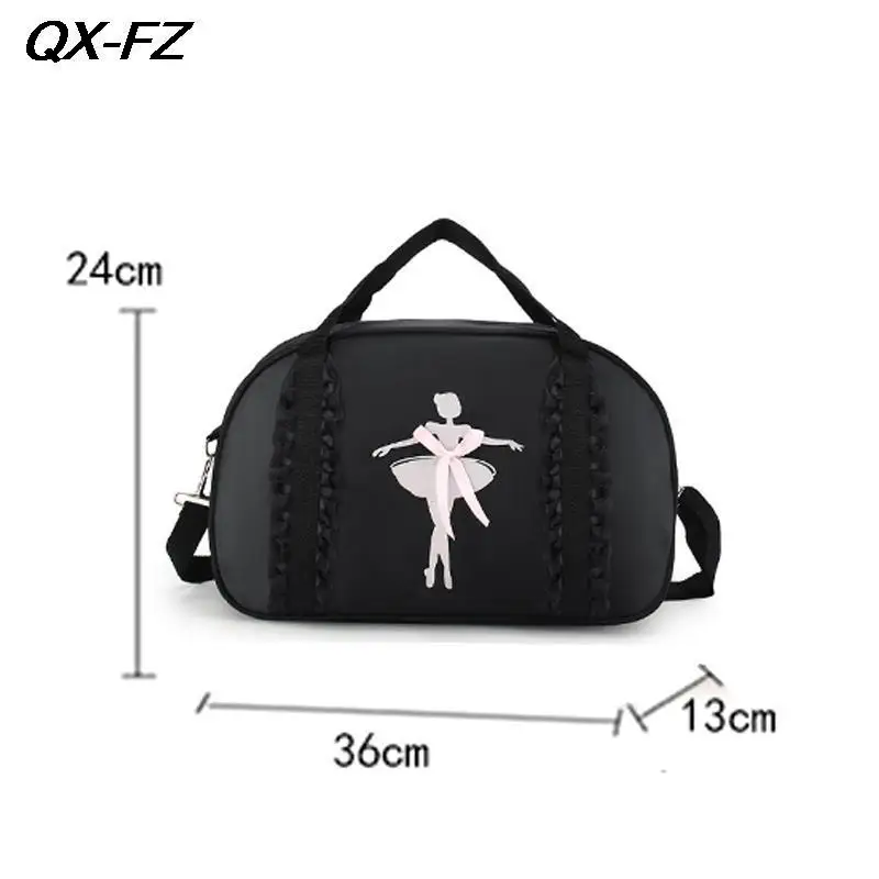 2025 Girls Dance Bag Ballet Dance Backpack Toddler Gymnastics Latin Dance Storage Bag Kids Yoga Tap Jazz Dance Print Handbag 2