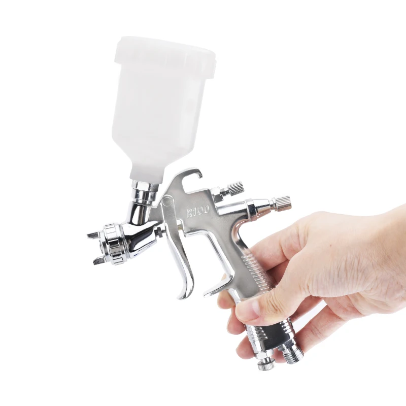 RONGPENG High Quality 0.8mm 1.0mm Nozzle Touch Up Spray Gun Air Cap Needle Kit Airbrush For Auto Painting Decorating