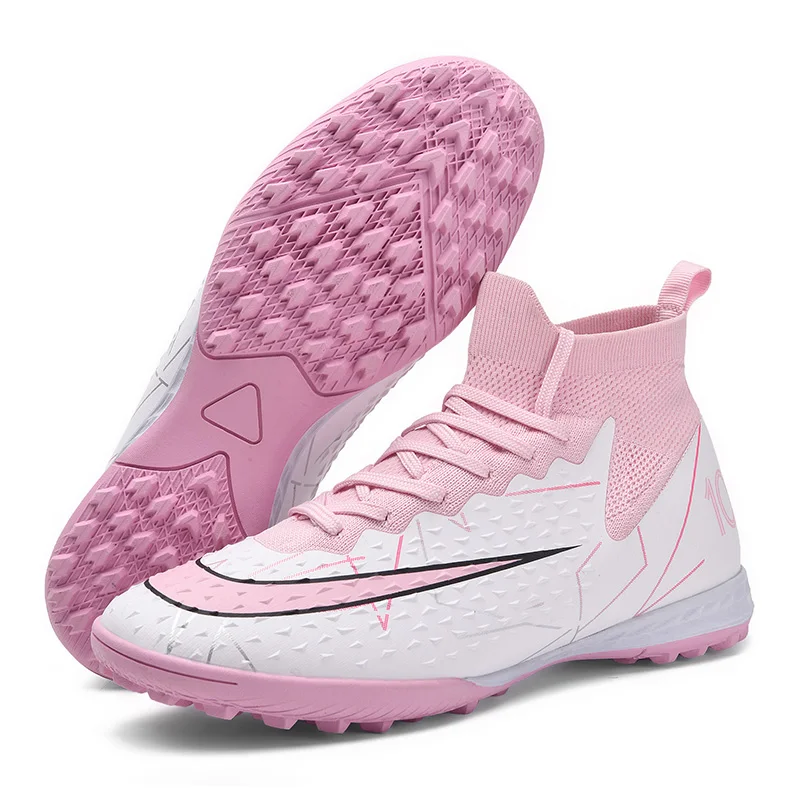 thumbnail image 1 of Botas de fútbol FG/TF para hombre, para entrenamiento en césped, fútbol sala, fútbol sala, botas de fútbol para exteriores para niños, zapatillas profesionales para niños, 1 of 5
