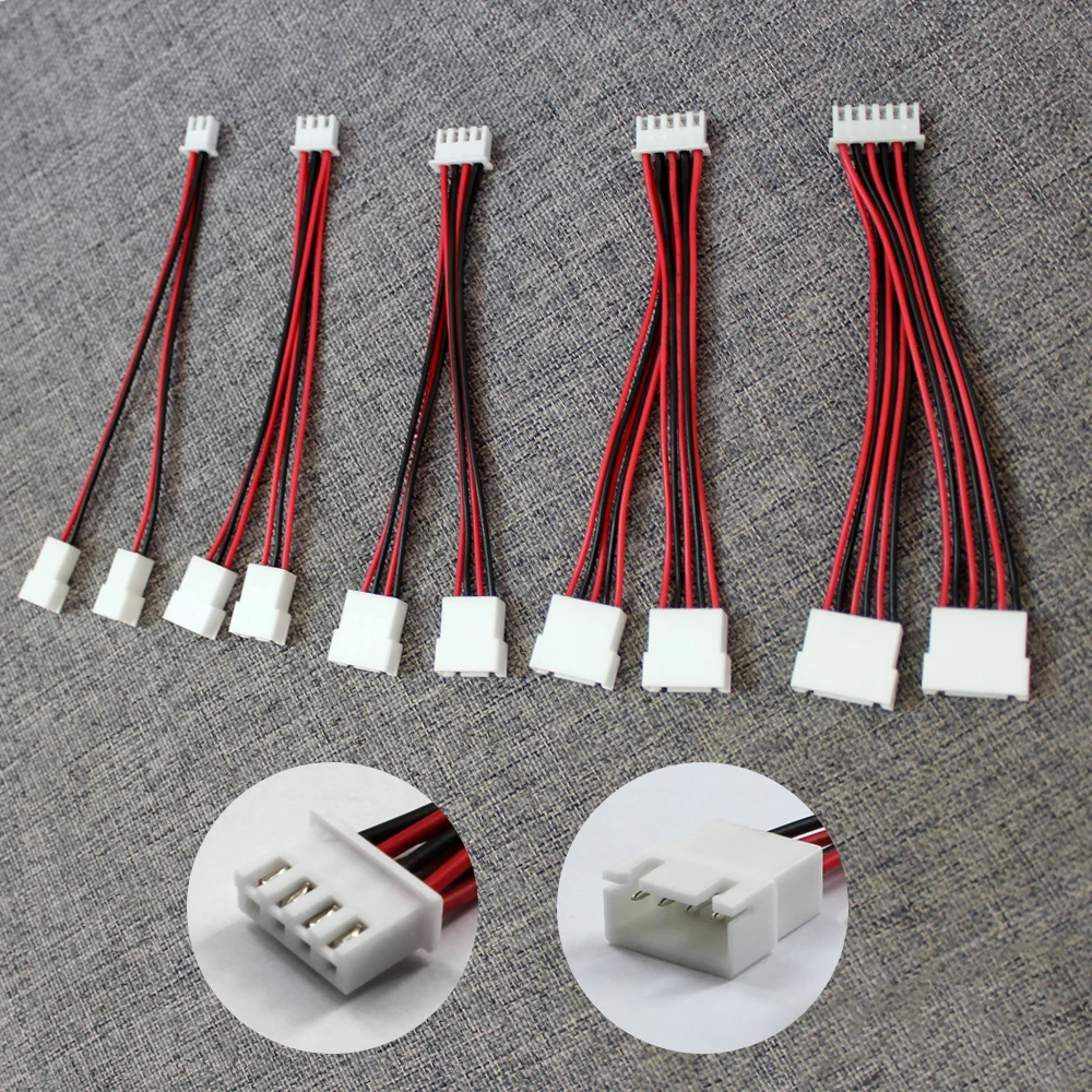 XH2.54 Y-스플리터 케이블 남성-여성 커넥터 26AWG 팬 케이블 2핀 3핀 4핀 5핀 6핀 전원 연장 코드 터미널 케이블