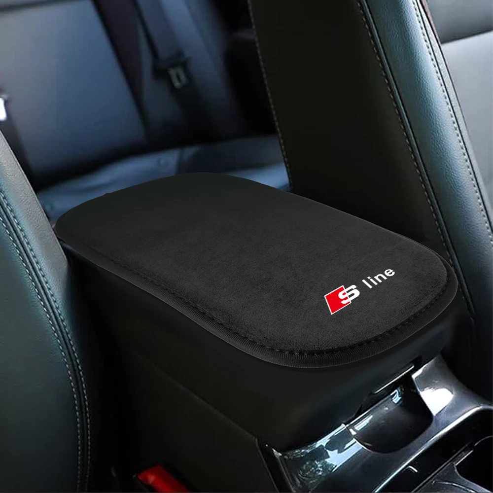 Luxurious Suede Car Armrest Cushion - Premium Protection Pad