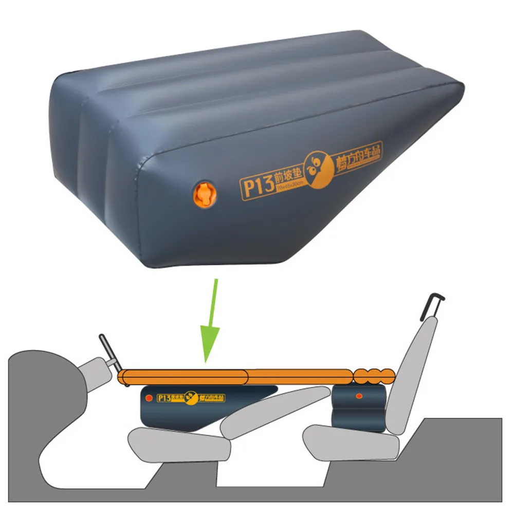 Inflatable Car Travel Bed Rear Seat Inflable Air Mattress Inflatable Back Seat Gap Pad Air Bed Cushion For Car Travel Camping