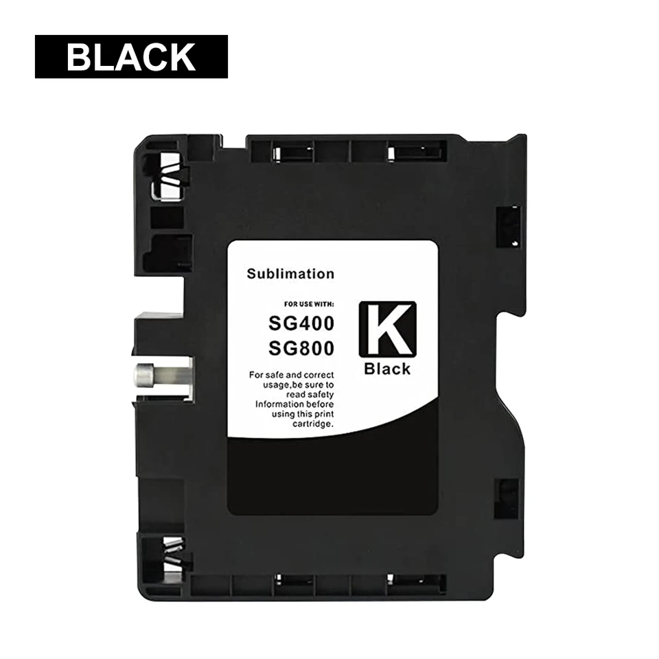 Ricoh & Sawgrass SG400 SG800 cartouche d'encre à sublimation compatible noire - avec puce