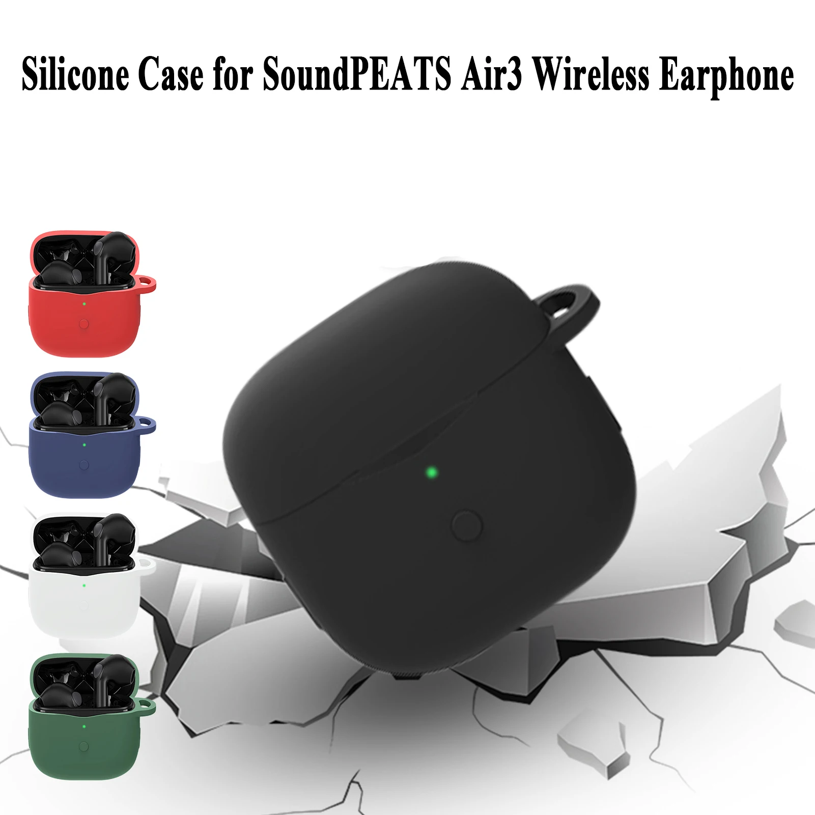 

Soft Silicone Protective Case Air3 Earphone Replacement Skin Shell Air 3 Charging Box Cover Bags