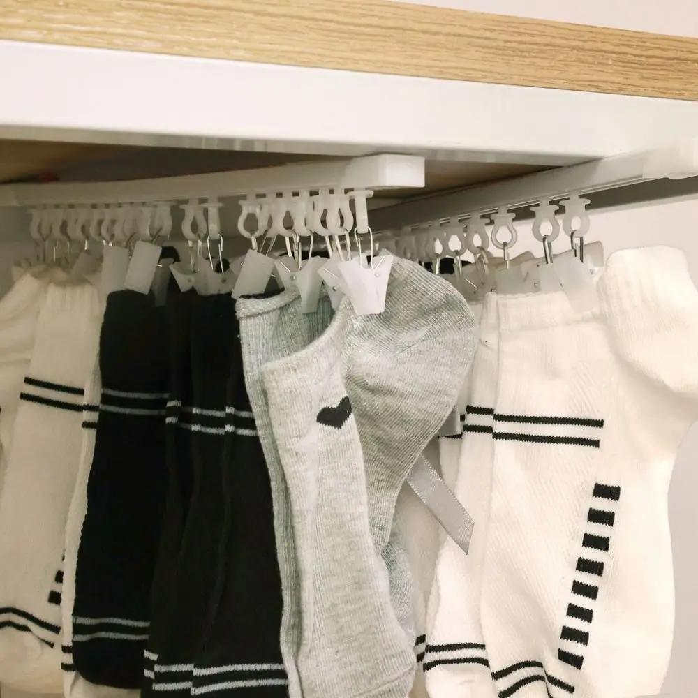 Plastic Hair Accessory Organizer with Slide Rail Wall Mount