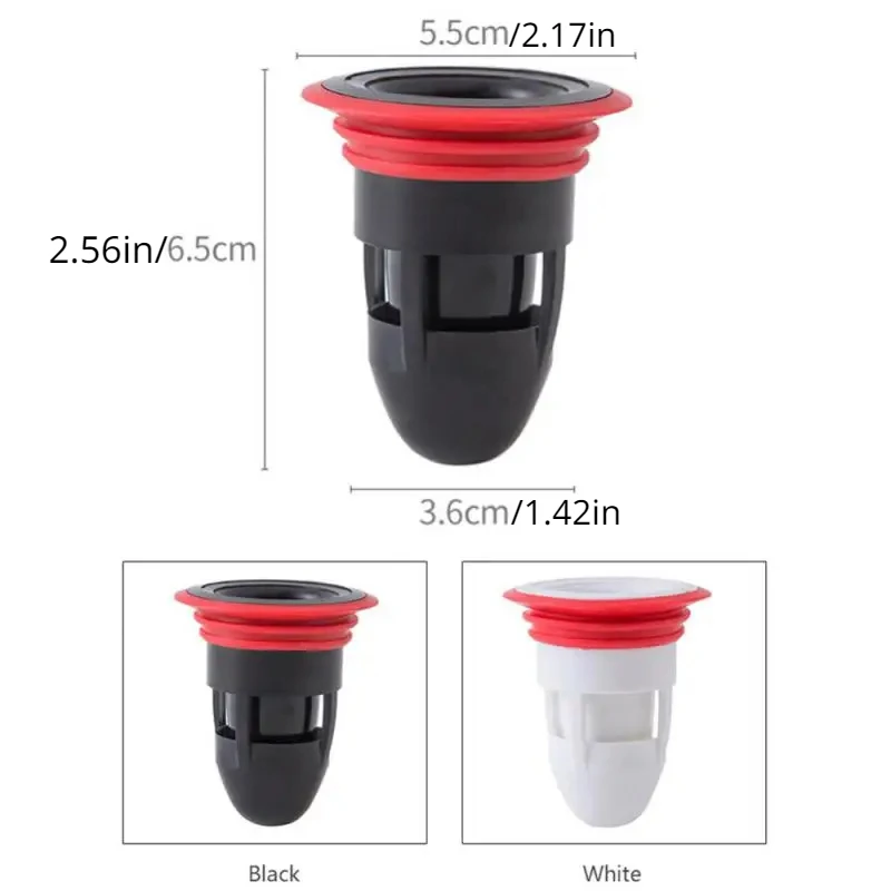 Bath Shower Floor Strainer Kitchen Bathroom Water Drain Filter Cover Plug Trap Siphon Sink Insect Prevention Deodorant  Bathroom