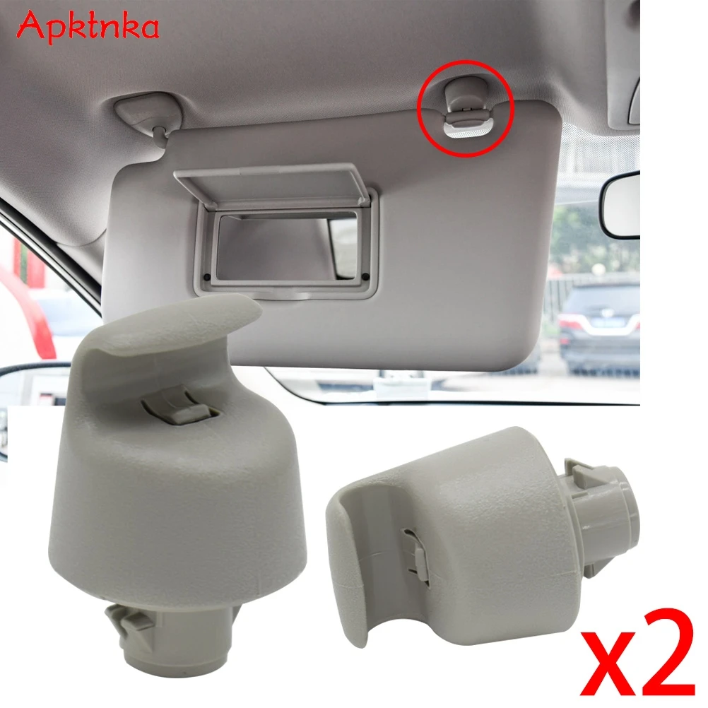 Apktnka 썬 바이저 후크 클립 행거 홀더 버클 브래킷 리테이너 Renault..