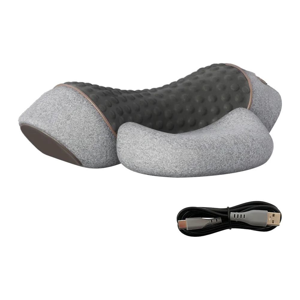 Electric Neck Massager With Heat And Vibration For Stress Relief_voghion.com