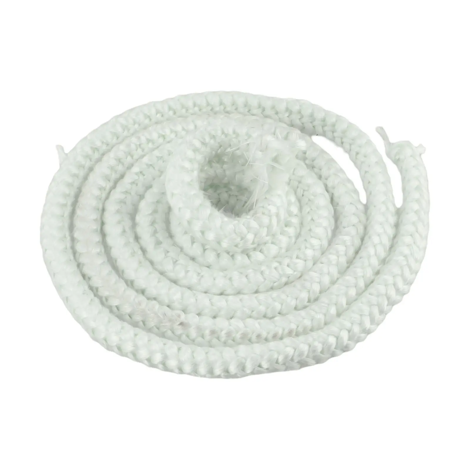 6/8/10/12mm 2M Fireplace Sealing Rope Gasket Cord White Wood Burning Stove Door Fiberglass High Temperature Sealing Rope